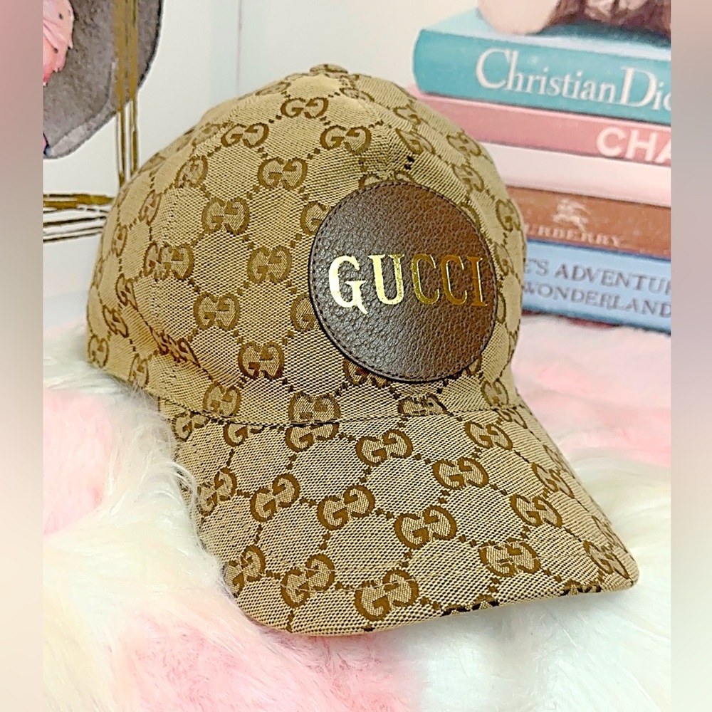 Gucci Brown Monogram Unisex Baseball Cap, Size Large - Picture 4 of 12
